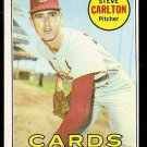 1969 Topps baseball card #255 Steve Carlton EX St. Louis Cardinals