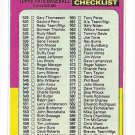 1975 Topps baseball card #646 Checklist NM/M