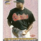 2000 Pacific Prism baseball card #19 Calvin Pickering NM/M Baltimore orioles