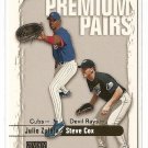 2000 Fleer Skybox baseball card #250 NM/M Premium Pairs - Julio Zuleta & Steve Cox