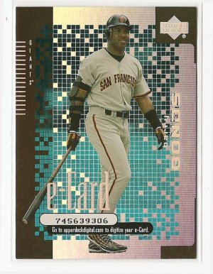 2000 Upper Deck E-card #E5 Barry Bonds NM/M San Francisco Giants