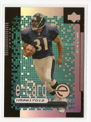 2000 Upper Deck E-card #JL Jamal lewis NM/M Baltimore ravens