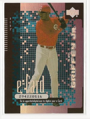 2000 Upper Deck E-card #E1 Ken Griffey Jr. NM/M Cincinnati Reds