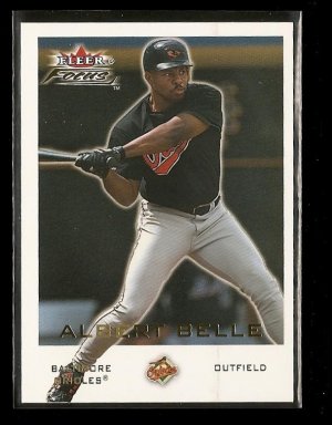 2001 Fleer Focus baseball card #42 Albert Belle NM/M Baltimore Orioles