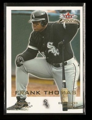 2001 Fleer Focus baseball card #53 Frank Thomas NM/M Chicago White Sox