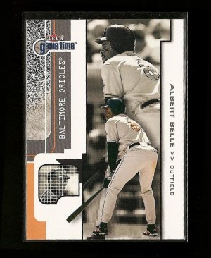 2001 Fleer Game Time (gametime) baseball card #54 Albert belle NM/M Baltimore Orioles