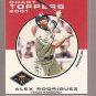 2001 Fleer Platinum baseball card #423 Alex Rodriguez Chart Toppers NM/M