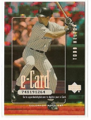 2001 Upper Deck baseball E-card #E4 Todd Helton NM/M Colorado Rockies