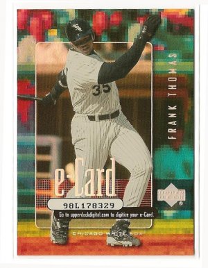 2001 Upper Deck baseball E-card #E3 Frank Thomas NM/M Chicago White Sox