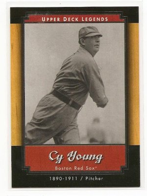 2001 Upper Deck baseball card #24 Cy Young NM/M Upper Deck Legends