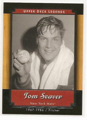 2001 Upper Deck baseball card #75 Tom Seaver NM/M Upper Deck Legends