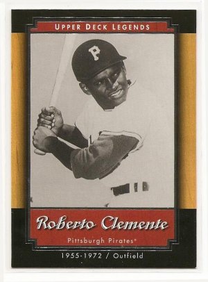 2001 Upper Deck baseball card #83 Roberto Clemente NM/M Upper Deck Legends