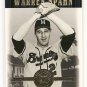 2001 Upper Deck baseball card #4 Warren Spahn NM/M Cooperstown Collection