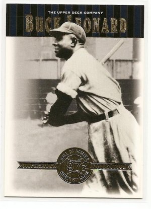 2001 Upper Deck baseball card #21 Buck Leonard NM/M Cooperstown Collection