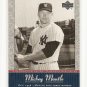 2001 Upper Deck baseball card #MM23 NM/M Mickey Mantle Pinstripe Exclusive New York Yankees