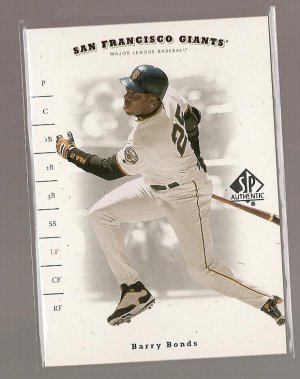 2001 Upper Deck SP Authentic baseball card #66 Barry Bonds NM/M San Francisco Giants