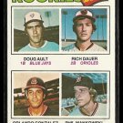 1977 Topps baseball card #477 (C) Rookies Doug Alt, Rich Dauer Orlando Gonzalez Phil Mankowski NM