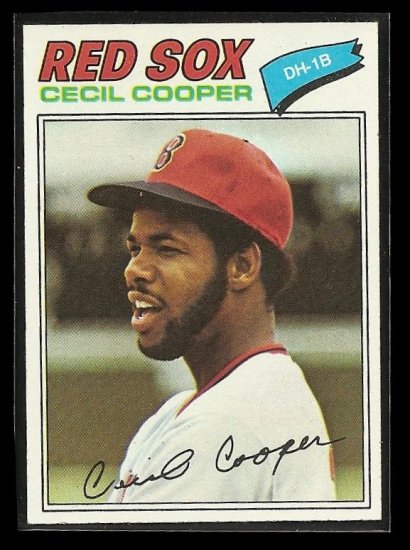 1977 Topps baseball card #235 Cecil Cooper NM Boston Red Sox