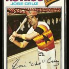 1977 Topps baseball card #42 Jose Cruz NM/M Houston Astros