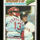 1977 Topps baseball card #40 Bobby Murcer EX San Francisco Giants