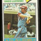 1977 Topps baseball card #30 (B) Greg Luzinski NM/M Philadelphia Phillies