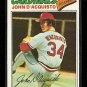 1977 Topps baseball card #19 (C) John D'Acquisto NM St. Louis cardinals