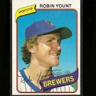 1980 Topps baseball card #265 NM/M Robin Yount Milwaukee Brewers