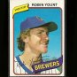 1980 Topps baseball card #265 NM/M Robin Yount Milwaukee Brewers