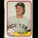 1981 Fleer baseball card #224 Carlton Fisk NM/M Boston Red Sox