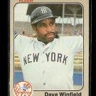 1983 Fleer baseball card #398 Dave Winfield NM/M New York Yankees