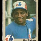 1983 Fleer baseball card #292 Tim Raines NM/M Montreal Expos