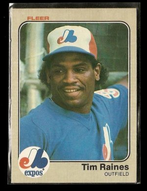 1983 Fleer baseball card #292 Tim Raines NM/M Montreal Expos