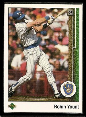 1989 Upper Deck baseball card #285 Robin Yount NM/M Milwaukee Brewers