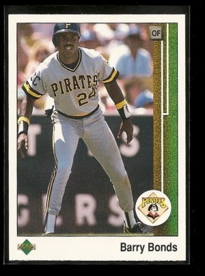1989 Upper Deck baseball card #440 Barry Bonds NM/M Pittsburgh Pirates