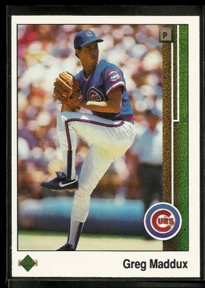 1989 Upper Deck baseball card #241 Greg Maddux NM/M Chicago Cubs