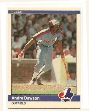 1984 Fleer baseball card #273 Andre Dawson NM/M Montreal Expos