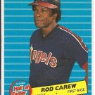 1986 Fleer baseball card #4 of 6 Rod Carew NM/M Future Hall Of Famer subset