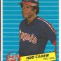 1986 Fleer baseball card #4 of 6 Rod Carew NM/M Future Hall Of Famer subset