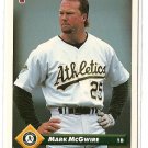 1993 Donruss baseball card #479 Mark McGwire NM/M Oakland A's