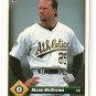 1993 Donruss baseball card #479 Mark McGwire NM/M Oakland A's