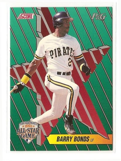 1992 score P&G barry bonds Values - MAVIN