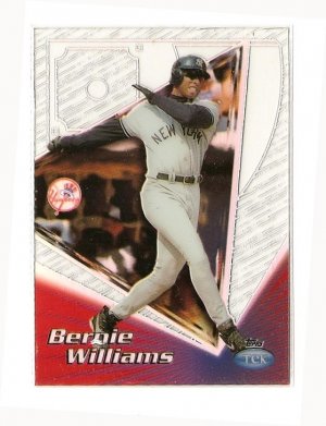1999 Topps Tek plastic basball card #27B-P21 Bernie Williams MINT