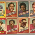 1974 & 1976 Wonder bread football cards lot - 8 cards