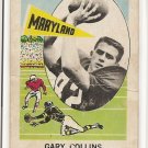 1961 Nu-card football card #128 Gary Collins G/VG (creased)