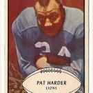 1953 Bowman football card #81 Pat Harder NM Detroit Lions