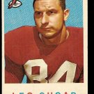 1959 Topps football card #154 (C) Leo Sugar EX Chicago Cardinals