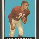 1961 Topps football card #117 Mak Hammack NM St. Louis Cardinals