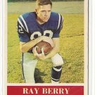 1964 Philadelphia (Philly) football card #1 (D) Ray Berry VG (light creases) Baltimore Colts