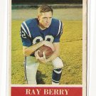 1964 Philadelphia (Philly) football card #1  Ray Berry G/VG (light creases) Baltimore Colts