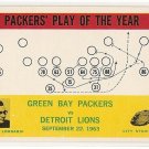 1964 Philadelphia (Philly) football card #84 Vince Lombardi Green Bay Packers Detroit Lions NM/M